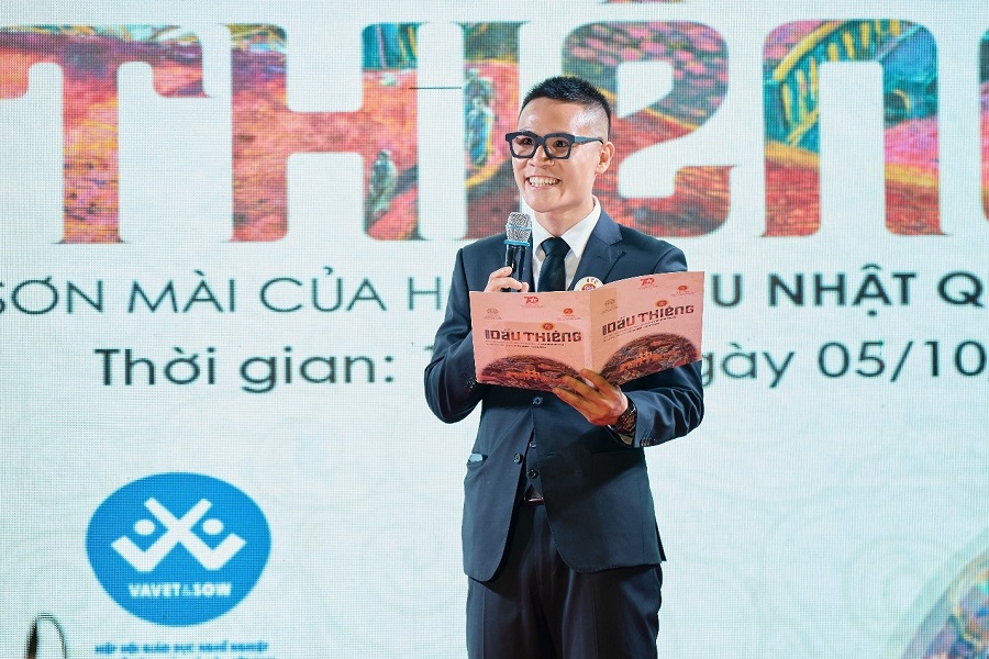 Khai mạc triển lãm tranh sơn mài ''Dấu thiêng''